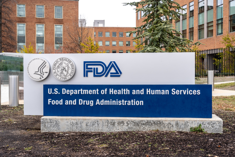 Cartel de la oficinas de la FDA